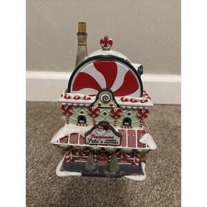 Dept. 56 North Pole Series Peppermint Pete’s No Light, Box, or Accessory